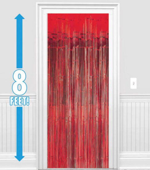 Red Foil Curtain NZ