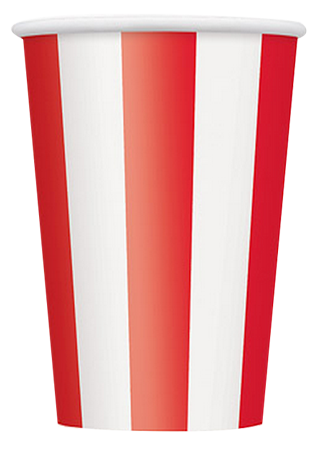 Red Striped Party Cups, pirate party