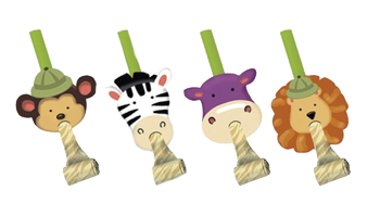 Safari Jungle Party Blowers