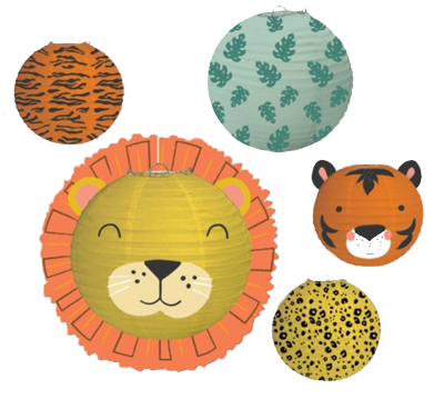 Jungle Safari Paper Lanterns NZ