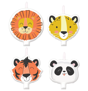 Jungle Safari party candles NZ