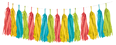 Mexican Serape Tassel Garland Decoration NZ