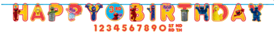 Sesame Street Happy Birthday Banner