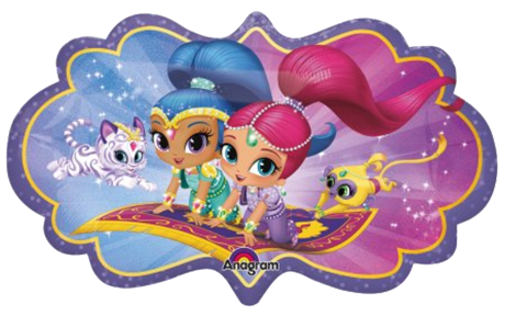 Shimmer and Shine Flying Carpet Foil Balloon