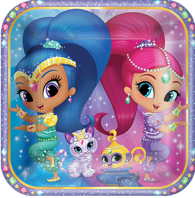 Shimmer and Shine Large Plates