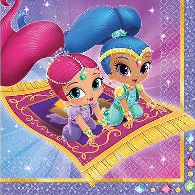 Shimmer and Shine party napkins