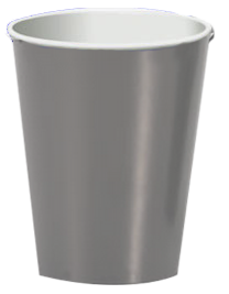 Silver party cups