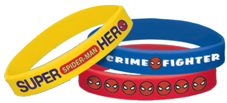 Spiderman Rubber Bands