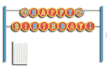 Sugar Buzz Cake Banner Kit