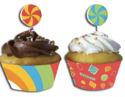 Sugar Buzz Cupcake Wrapper