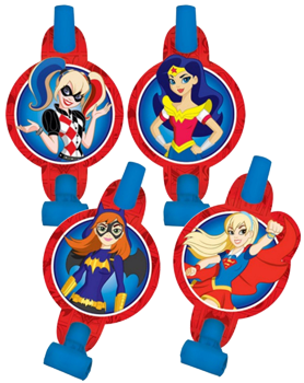 Super Hero Girls Party Blowers