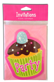 Sweet Treat Party invites - 8 per pack