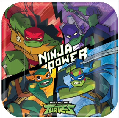 Teenage Mutant Ninja Turtles Party Plates Large